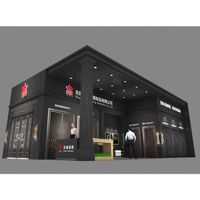 北京门展展位设计搭建案例效果图-名舜天铸铝门